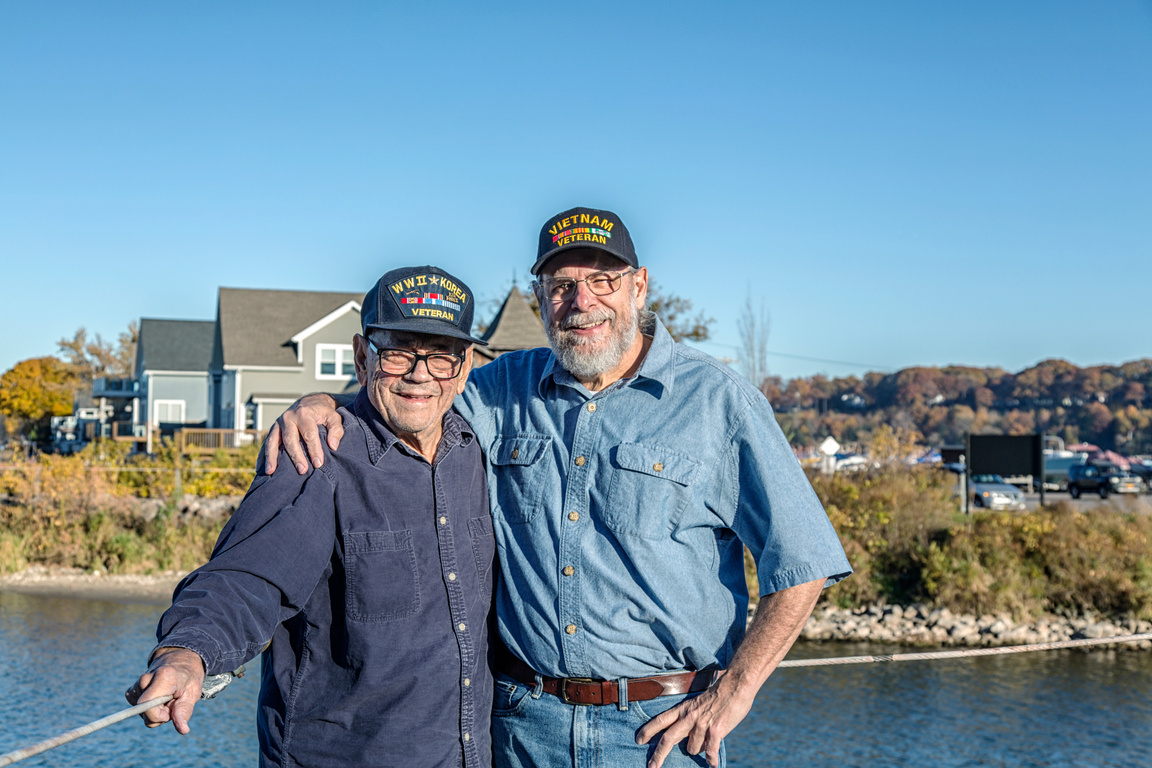 Father-in-Law and Son-in-Law USA Military Veterans